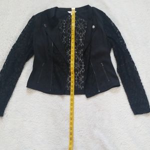 Candies black lace jacket